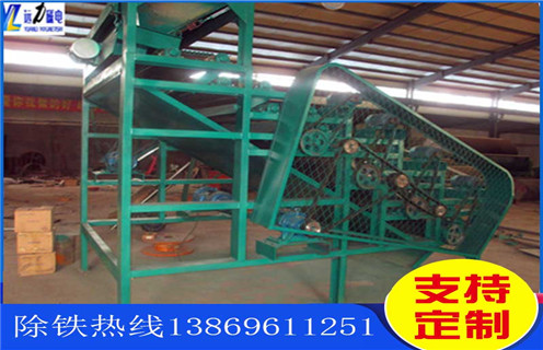 濕式磁選機(jī)，遷安永磁濕式磁選機(jī)_磁場(chǎng)強(qiáng)度能用多長(zhǎng)時(shí)間_工作原理型號(hào)_遷安永磁濕式磁選機(jī)場(chǎng)強(qiáng)分布圖 