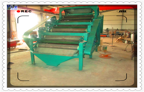 干式磁選機(jī)，CTG-1024山東干式磁選機(jī)_小型鐵礦石CTG-1024山東干式磁選機(jī)工作原理 _選礦流程 