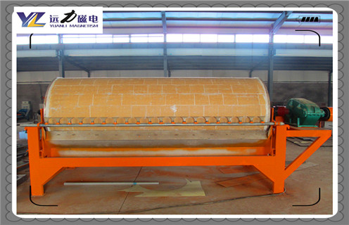 半逆流磁選機，選礦生產(chǎn)離不開半逆流式磁選機_結構工作原理圖_選礦生產(chǎn)離不開半逆流式磁選機如何調(diào)整及工藝流程圖