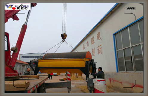 永磁筒式磁選機，云南永磁筒式磁選機廠家_遠力云南永磁筒式磁選機廠家的結構磁場分布圖